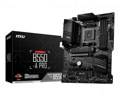 Attēls no MSI B550-A PRO motherboard AMD B550 Socket AM4 ATX