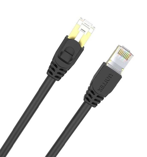 Picture of Patchcord Cat.7 SSTP (8P8C) RJ45, 10M, C1813EBK Czarny