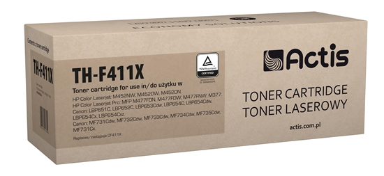 Picture of Actis TH-F411X toner (replacement for HP 410X CF411X; Standard; 5000 pages; cyan)