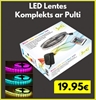 Изображение Krāsainas RGB 150LEDs 12V LED Lentas komplekts ar pulti un vadības bloku | Garums 5 metri