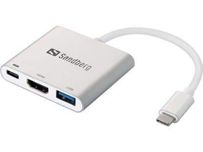 Attēls no Sandberg 136-00 USB-C Mini Dock HDMI+USB
