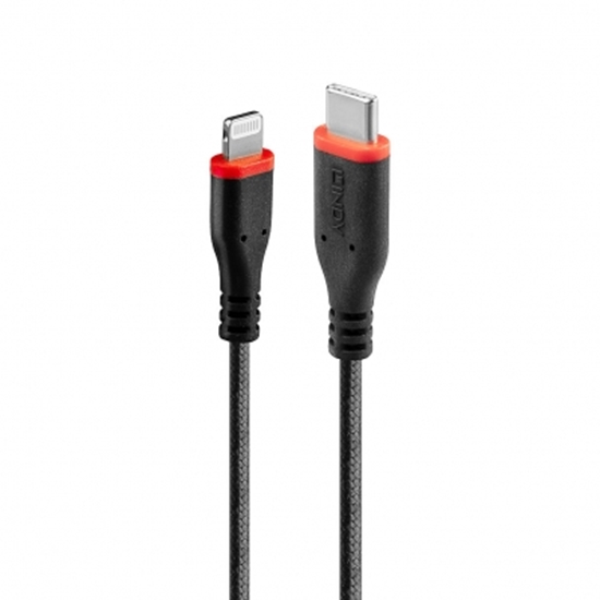 Picture of Lindy 1m Reinforced USB Type C to Lightning Cable