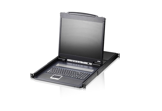 Picture of CL1308N 8-port KVM PS/2 +USB, OSD, rack, 19 cali LCD 