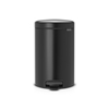 Picture of BRABANTIA atkritumu tvertne ar pedāli NewIcon, 12 l, Matt Black