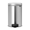 Picture of BRABANTIA atkritumu tvertne ar pedāli NewIcon, 12 l, Matt Steel