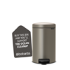 Picture of BRABANTIA atkritumu tvertne ar pedāli NewIcon, 12 l, Platinum