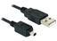 Picture of Delock Camera cable USB-B mini 4pin  USB-A 1,5m male-male
