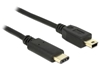 Изображение Delock Cable USB Type-C™ 2.0 male > USB 2.0 Type Mini-B male 2.0 m black