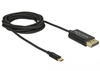 Picture of Delock USB cable Type-C to DisplayPort (DP Alt Mode) 4K 60 Hz 2 m coaxial