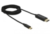 Picture of Delock USB cable Type-C to HDMI (DP Alt Mode) 4K 60 Hz 2 m coaxial