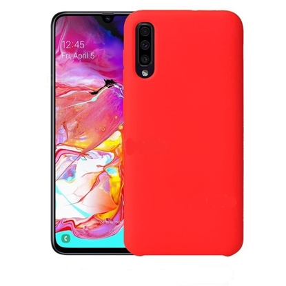 Изображение Mocco Liquid Silicone Soft Back Case for Samsung Galaxy A41 Red