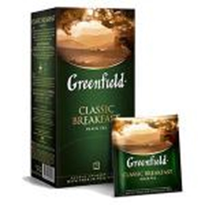 Изображение GREENFIELD Classic Breakfast melnā tēja 25x2g.