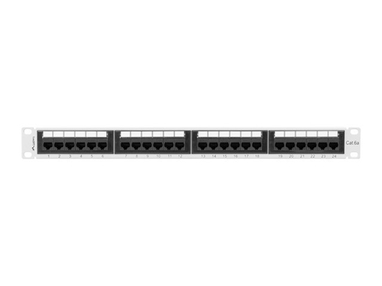 Picture of Patchpanel 24 port 1U KAT6A PPUA-1024-S Szary 