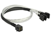 Изображение Delock Cable Mini SAS HD SFF-8643  4 x SATA 7 Pin 0.5 m