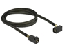 Изображение Delock Cable Mini SAS HD SFF-8643  Mini SAS HD SFF-8643 angled 1 m