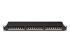 Picture of Patchpanel 24 port 1U KAT6A EK. PPSA-1024-B Czarny