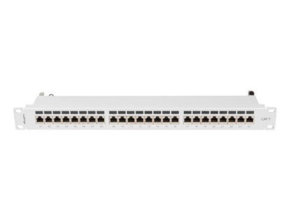 Attēls no Patchpanel 24 port 1U KAT7 EK. PPS7-1024-S Szary 