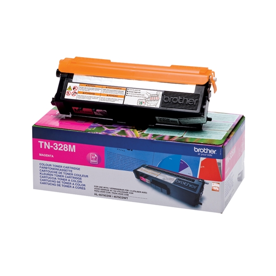 Picture of Brother TN-328M toner cartridge 1 pc(s) Original Magenta