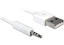 Picture of Delock Cable USB-A male  Stereo jack 3.5 mm male 4 pin IPod Shuffle 1 m
