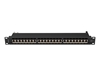 Picture of Patchpanel 24 port 1U KAT7 EK. PPS7-1024-B Czarny 