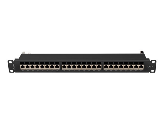 Picture of Patchpanel 24 port 1U KAT7 EK. PPS7-1024-B Czarny 