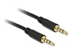 Picture of Delock Cable Stereo Jack 3.5 mm 4 pin male  male 3 m