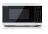 Picture of Sharp YC-MG02E-W microwave Countertop 20 L 800 W Blue, White