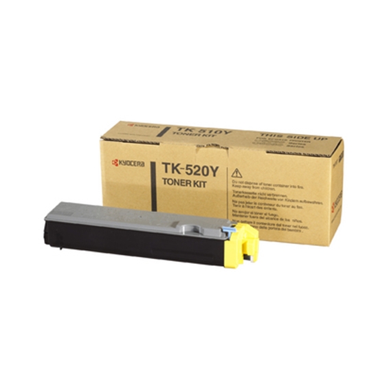 Изображение KYOCERA TK-520Y toner cartridge 1 pc(s) Original Yellow