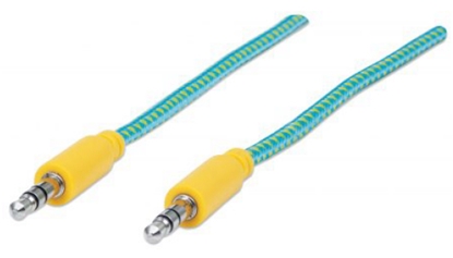 Attēls no Manhattan 352789 audio cable 1 m 3.5mm Green, Yellow