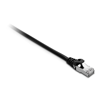 Attēls no V7 Black Cat7 Shielded & Foiled (SFTP) Cable RJ45 Male to RJ45 Male 1m 3.3ft