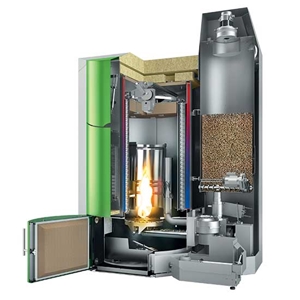 Picture for category Pellet heating boiler