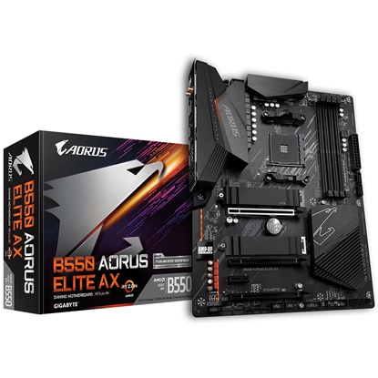 Picture of Gigabyte B550 AORUS ELITE AX motherboard AMD B550 Socket AM4 ATX