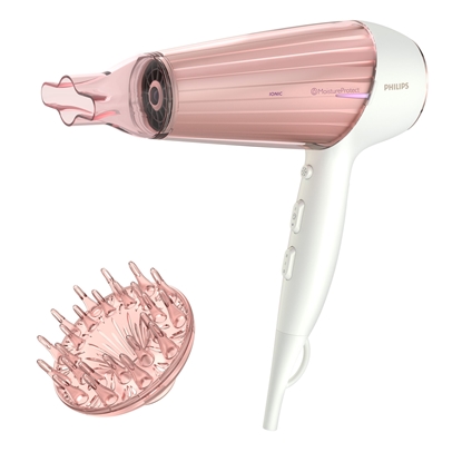 Изображение Philips DryCare HP8281/00 hair dryer 2300 W Pink, White