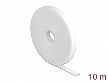 Изображение Delock Velcro tape on roll L 10 m x W 13 mm white