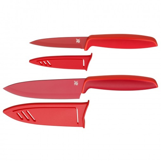 Picture of WMF knife set 2pc. red Touch