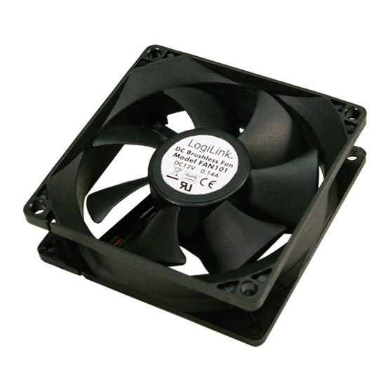 Picture of Logilink | FAN103 | Black | Case fan