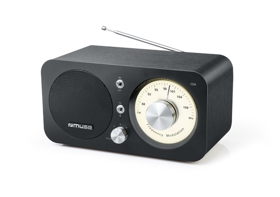 Picture of Muse M-095 BT Radio, Bluetooth / NFC, Portable, Black | Muse | M-095 BT | NFC features | Black