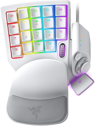 Attēls no Razer Tartarus Pro Gaming Keypad, Wired, White | Razer | Tartarus Pro | White | Gaming Keypad | Wired | RGB LED light