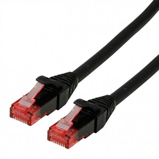 Изображение ROLINE UTP Cable Cat.6 Component Level, LSOH, black, 0.5 m