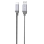 Attēls no Silicon Power cable USB-C 1m braided, grey (LK30AC)