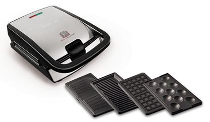 Picture of Tefal SW854D16 sandwich maker 700 W Black, Stainless steel