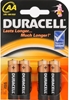 Изображение Duracell | AA/LR6 | Alkaline Basic MN1500 | 4 pc(s)