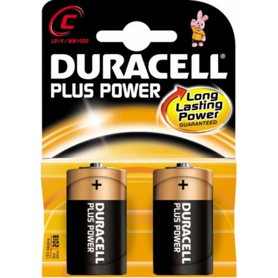 Picture of Duracell | Plus MN1400 | C | Alkaline | 2 pc(s)