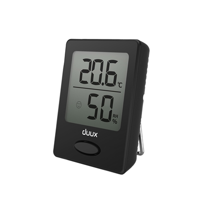 Attēls no Duux | Sense | Black | LCD display | Hygrometer + Thermometer