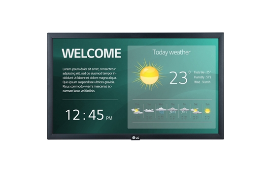 Picture of LG 22SM3G-B Digital signage display 54.6 cm (21.5') IPS Wi-Fi 250 cd/m² Full HD Black Built-in processor 16/7