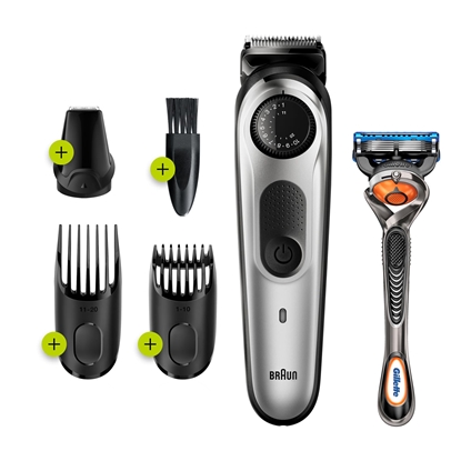 Изображение Braun All-in-one BT5260 beard trimmer Battery 39 2 cm Wet & Dry Grey