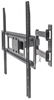 Изображение Manhattan TV & Monitor Mount, Wall, Full Motion, 1 screen, Screen Sizes: 37-65", Black, VESA 100x100 to 600x400mm, Max 35kg, LFD, Tilt & Swivel with 3 Pivots, Lifetime Warranty