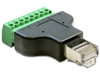 Picture of Delock Adapter RJ45 male  Terminal Block 8 pin 2-parts