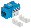 Picture of Intellinet Keystone Jack, Cat6, UTP, Punch-down, Blue