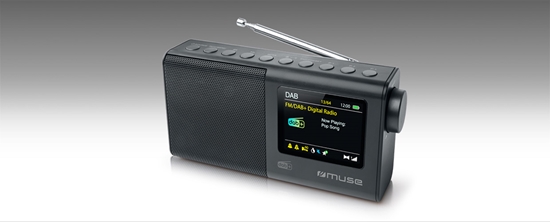 Изображение Muse | Portable Radio | M-117 DB | AUX in | Black | Portable | FM, DAB/DAB+